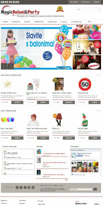 Magic Baloni spletna trgovina